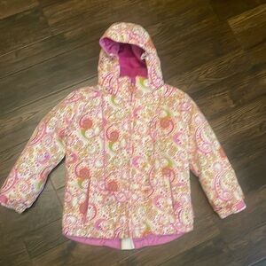 Obermeyer Ski Jacket kids size 5.  Grow with me adjustable.  Good condition